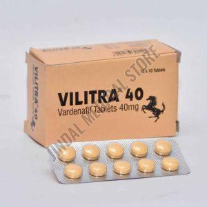 Vilitra 40mg Vardenafil Tablet