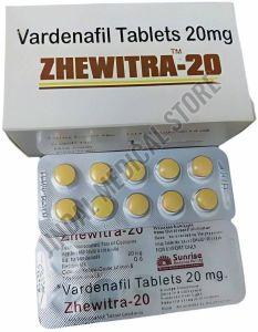 Zhewitra-20mg Vardenafil Tablet