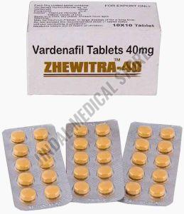 Zhewitra 40mg Vardenafil Tablet