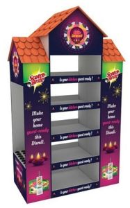 Plastic Floor Standing Display Unit