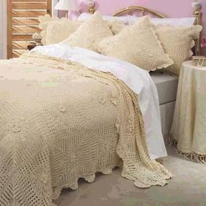 60x90 Inch FLBS ECRU Bed Covers