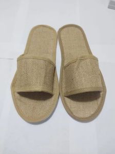 Unisex Jute Disposable Hotel Slipper