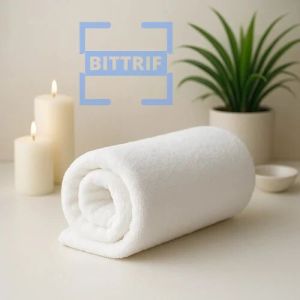 White Cotton Hotel Towel