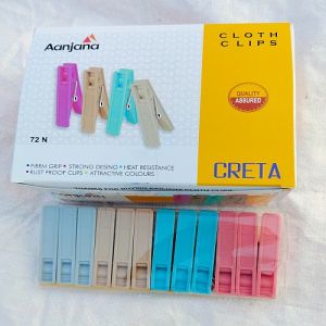 Creta Plastic Cloth Clips