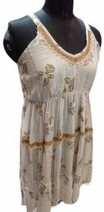 Ladies Cotton One Piece Dress