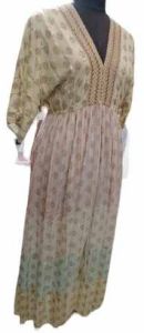 Ladies Lurex Long Dress