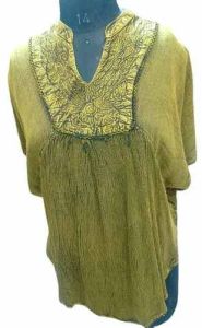 Rayon Crepe Bartik Poncho
