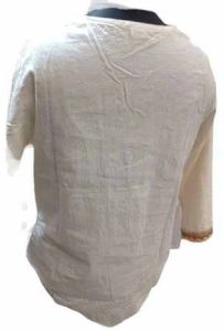 White Daily Wear Cotton Kurti