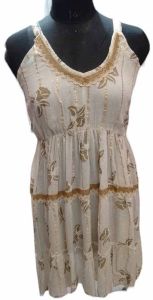 Ladies Cotton One Piece Dress