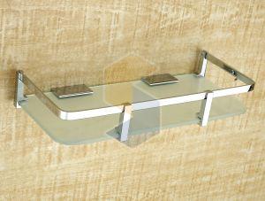 Brass Wall Mounted Bathroom Shelf
