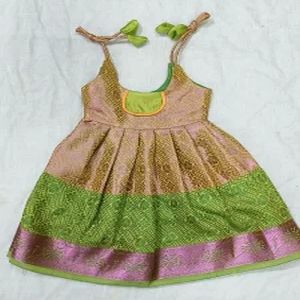 Kids Strap Off Shoulder Frock