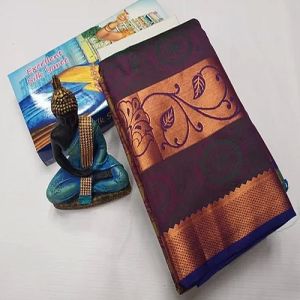 Traditional Silk Emboss Pattu Saree