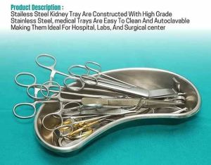 Stainless Steel 202 Kidney Tray