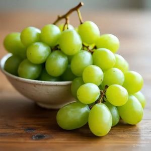 Fresh Chardonnay Green Grapes