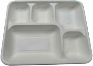 5CP Rectangle Sugarcane Bagasse Plate