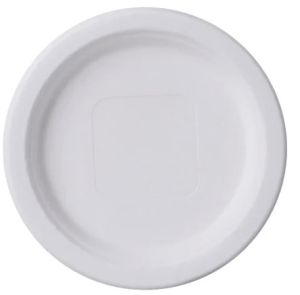 6 Inch Plain Sugarcane Bagasse Plates