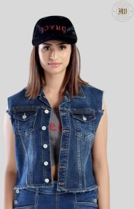 Ladies Half Sleeve Denim Jacket