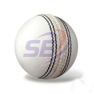 White Cricket Leather Ball
