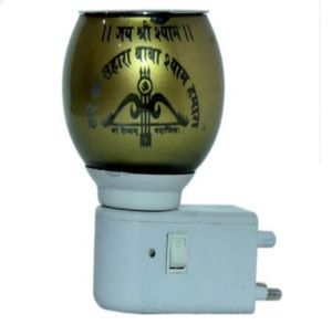 Golden Shyam Dev Plug In Ceramic Night Lamp