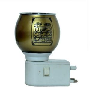 Antique Arabic Calligraphy Ceramic Plug Night Lamp