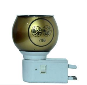 Dual Calligraphy 786 Ceramic Plug Night Lamp