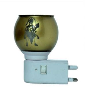 Divine Hanuman Figure Ceramic Plug Night Lamp