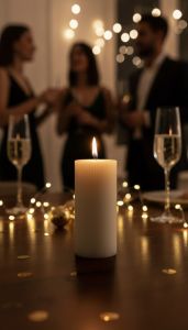 White Ripped Soy Wax Scented Candle