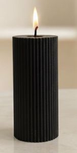 Black Ripped Soy Wax Scented Candle