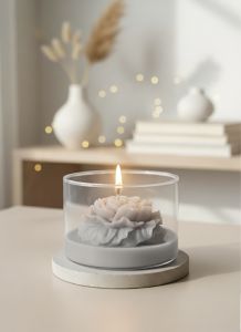 Soya Wax Rose Peony Scented Candle