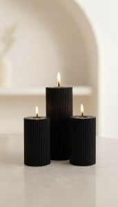 Black Ripped Soy Wax Scented Candle