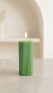 Sea Green Ripped Soy Wax Scented Candle
