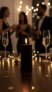 Black Ripped Soy Wax Scented Candle