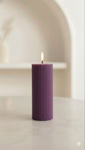 Purple Ripped Soy Wax Scented Candle