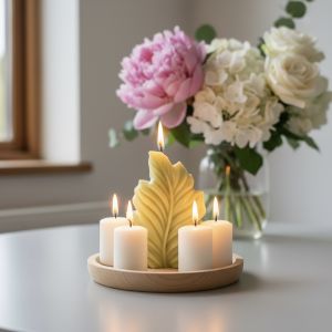 Leaf Shaped Scented Candle