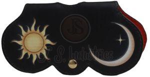 Black Handmade Leather Sling Bag