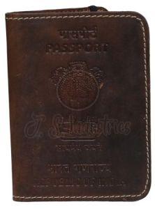 Brown Leather Passport Cover