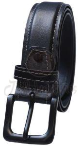 Men Black Genuine Leather Belt