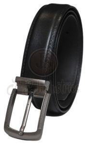 Classic Black Leather Formal Belt
