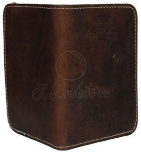 Brown Leather Passport Cover