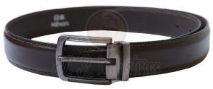 Classic Brown Leather Formal Belt