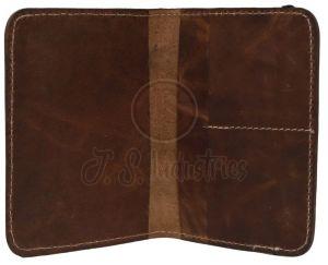 Brown Leather Passport Cover