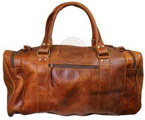 Full Grain Pure Handmade Leather Duffel Bag