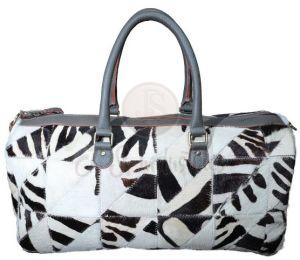 Leather Nature Hairon Duffle Bag