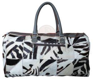 Leather Nature Hairon Duffle Bag