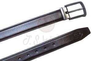 Classic Brown Leather Formal Belt