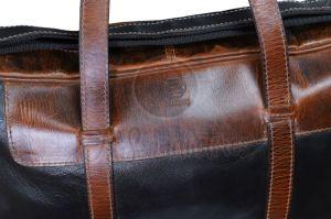 Vintage Leather Duffel Bag for Men