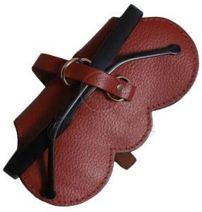 Red Leather Butterfly Design Sling Bag
