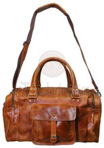 Full Grain Pure Handmade Leather Duffel Bag