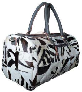 Leather Nature Hairon Duffle Bag