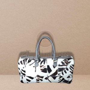 Leather Nature Hairon Duffle Bag